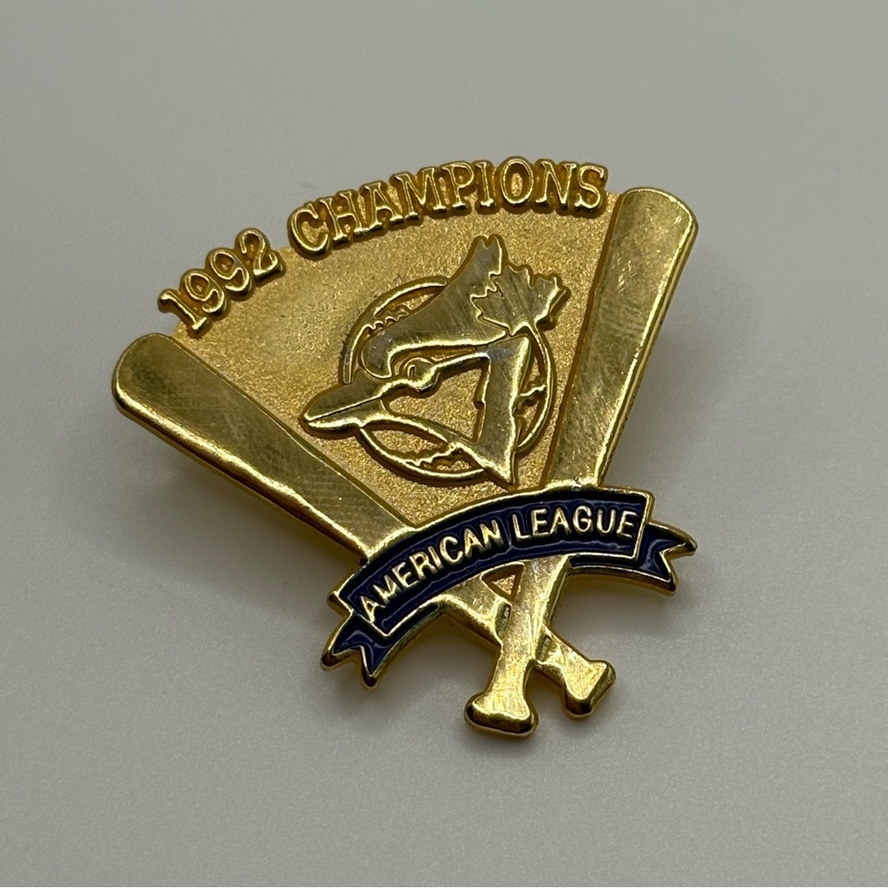1992 American League Champions Toronto Blue Jays Vintage Baseball Lapel Pin